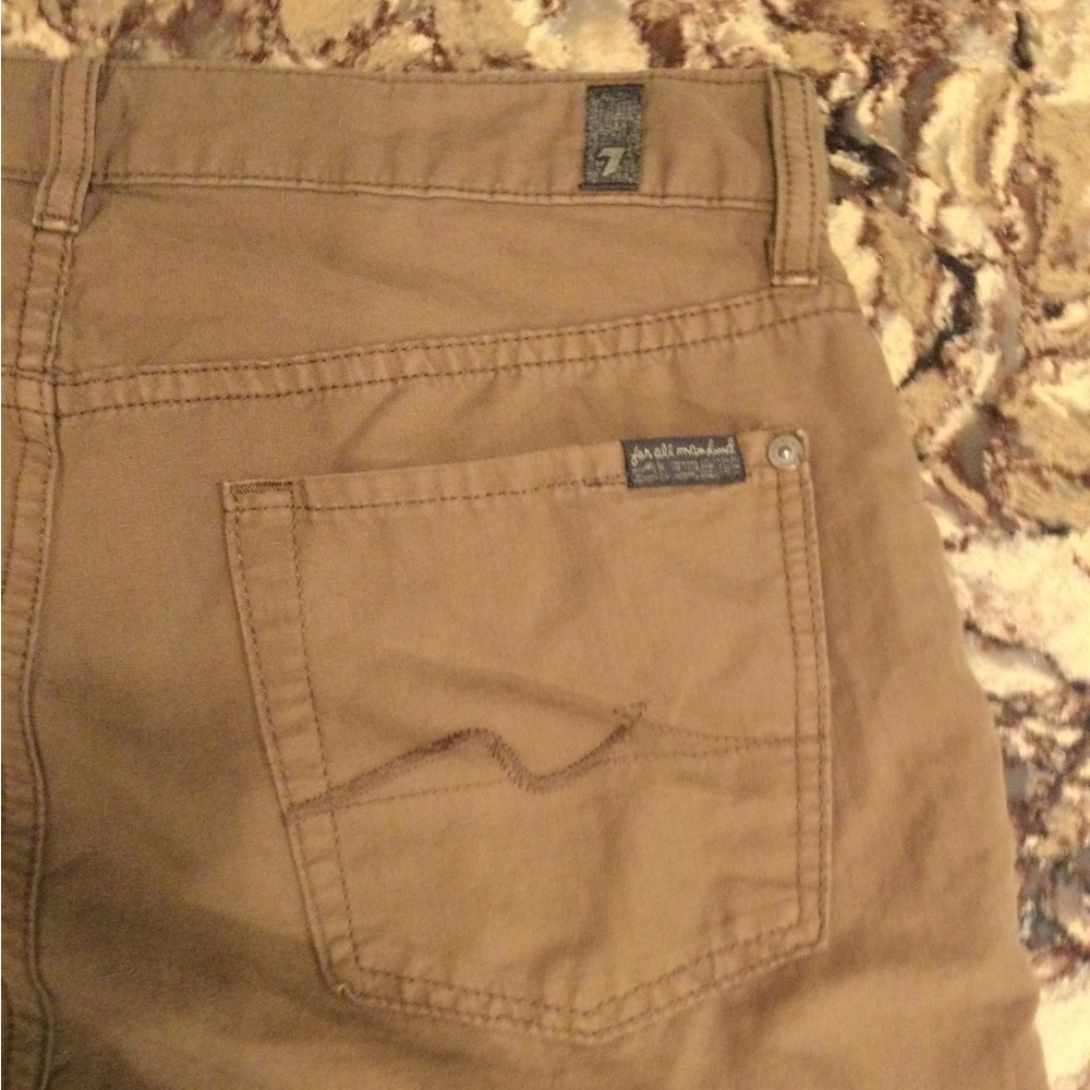 7 For All Mankind Standard Cut Khaki 30x33